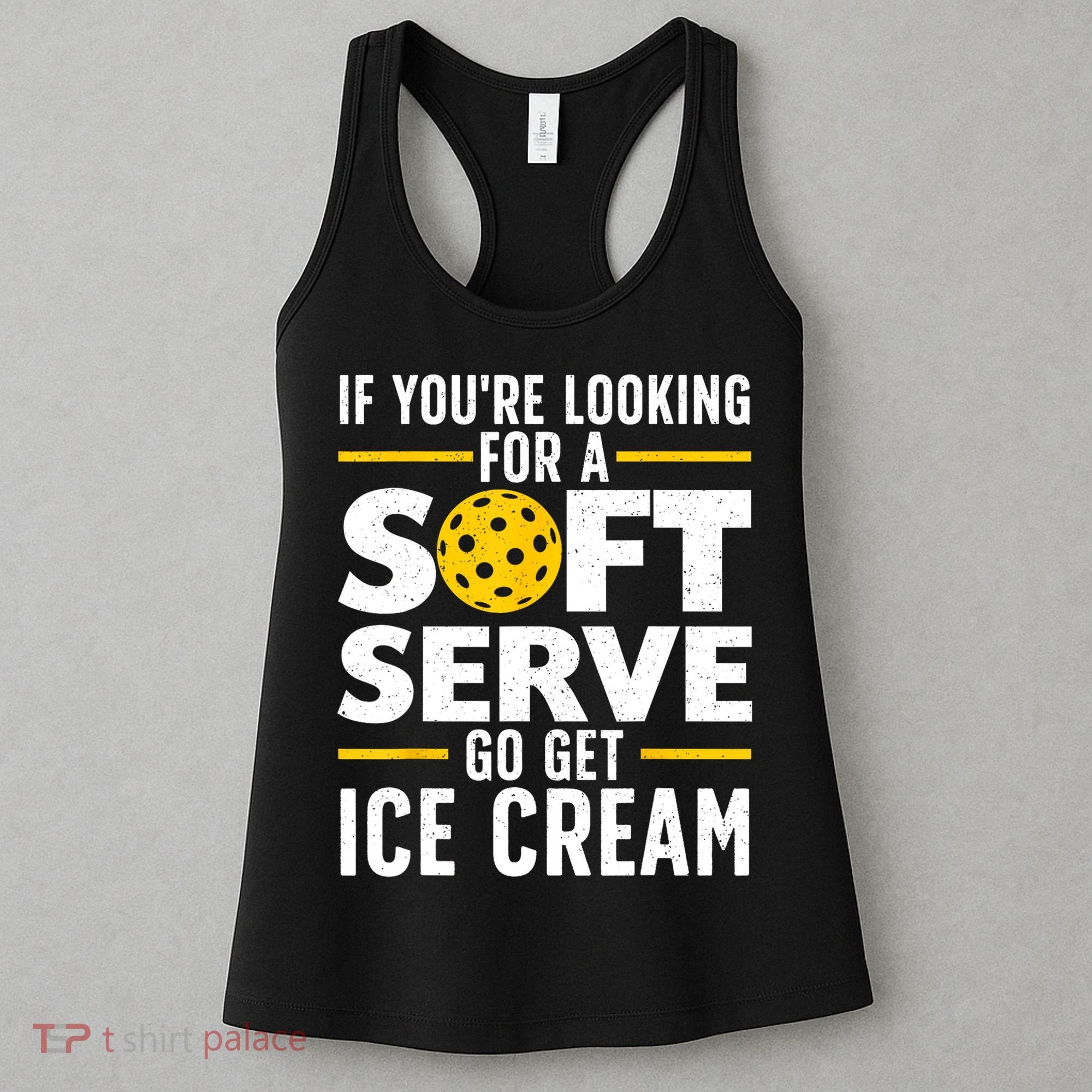 Cool Pickleball For Men Women Pickle Ball Player Soft Serve Women's Tank Top