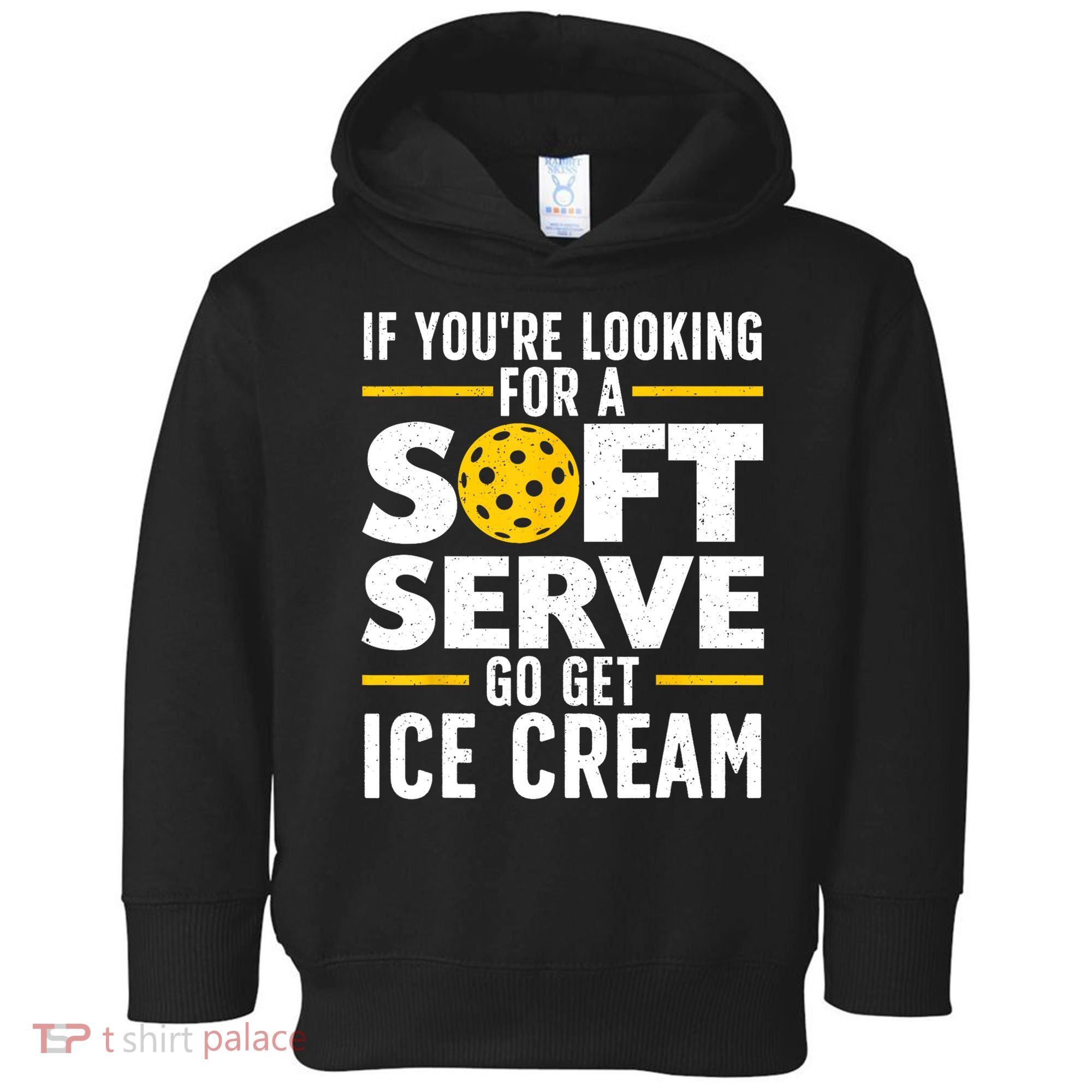 Cool Pickleball For Men Women Pickle Ball Player Soft Serve Toddler Hoodie