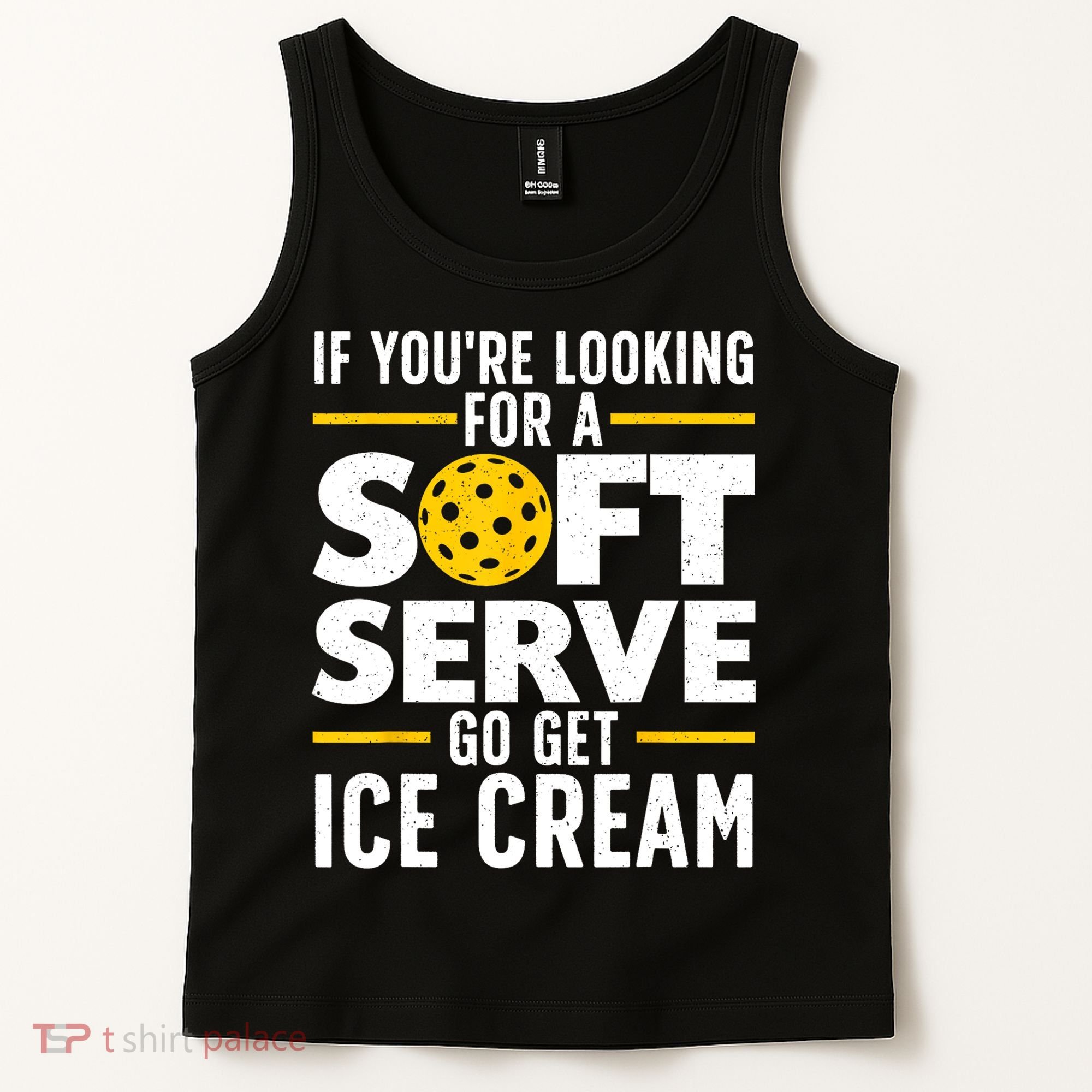 Cool Pickleball For Men Women Pickle Ball Player Soft Serve Tank Top