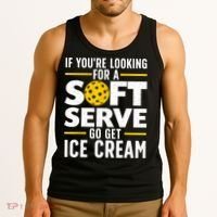 Cool Pickleball For Men Women Pickle Ball Player Soft Serve Tank Top thumb 3