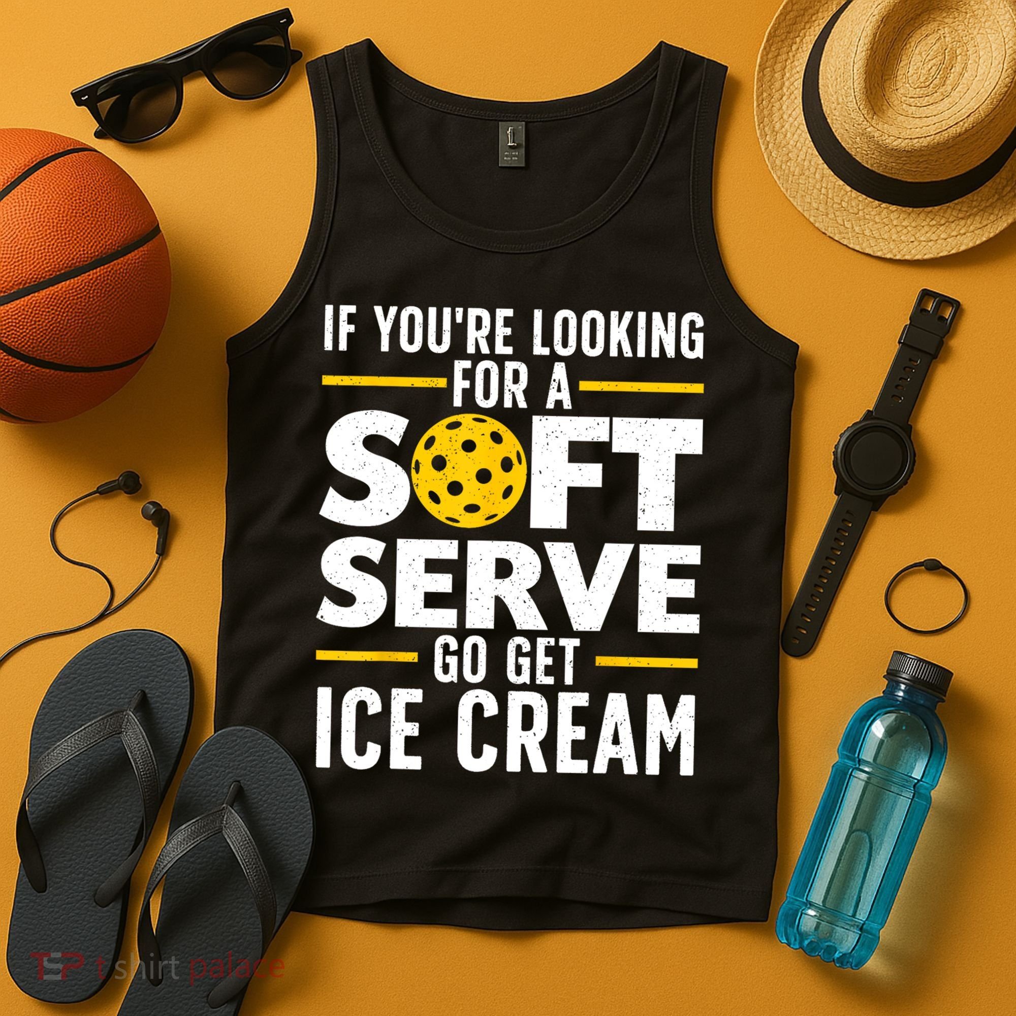 Cool Pickleball For Men Women Pickle Ball Player Soft Serve Tank Top