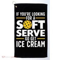 Cool Pickleball For Men Women Pickle Ball Player Soft Serve Golf Towel thumb 0