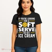 Cool Pickleball For Men Women Pickle Ball Player Soft Serve Women's T-Shirt thumb 4