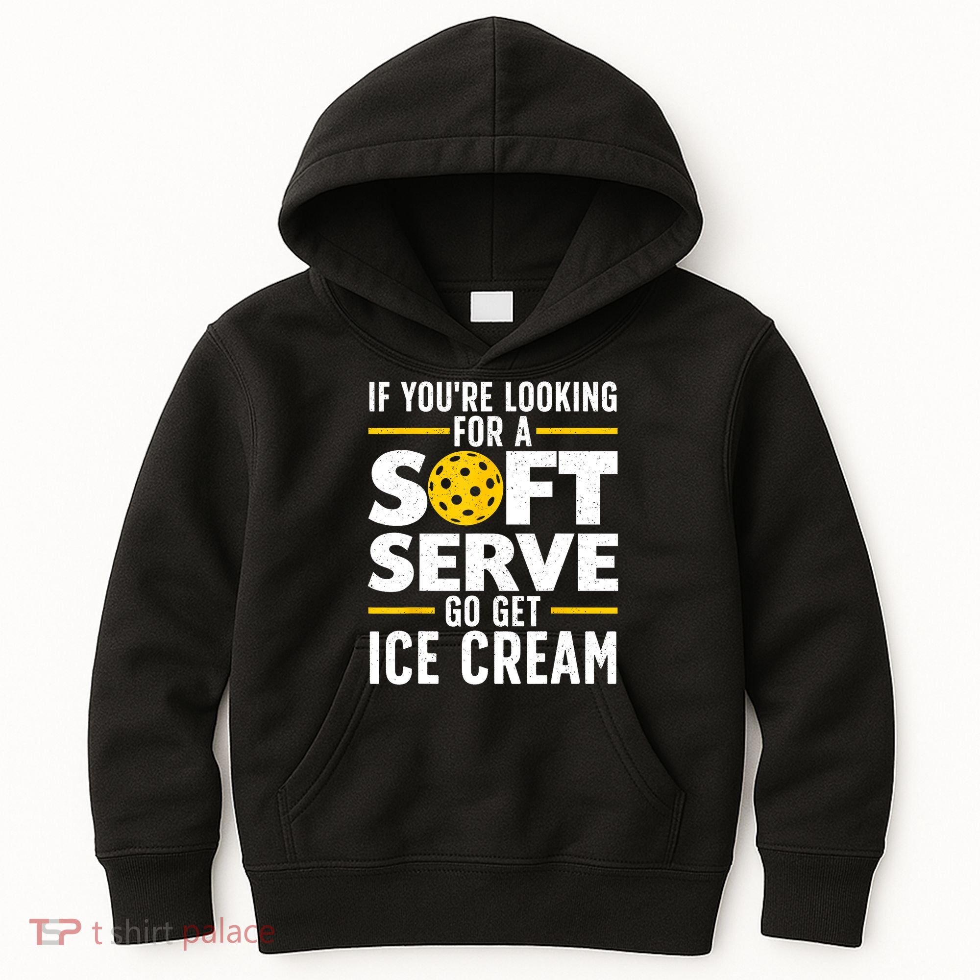 Cool Pickleball For Men Women Pickle Ball Player Soft Serve Kids Hoodie