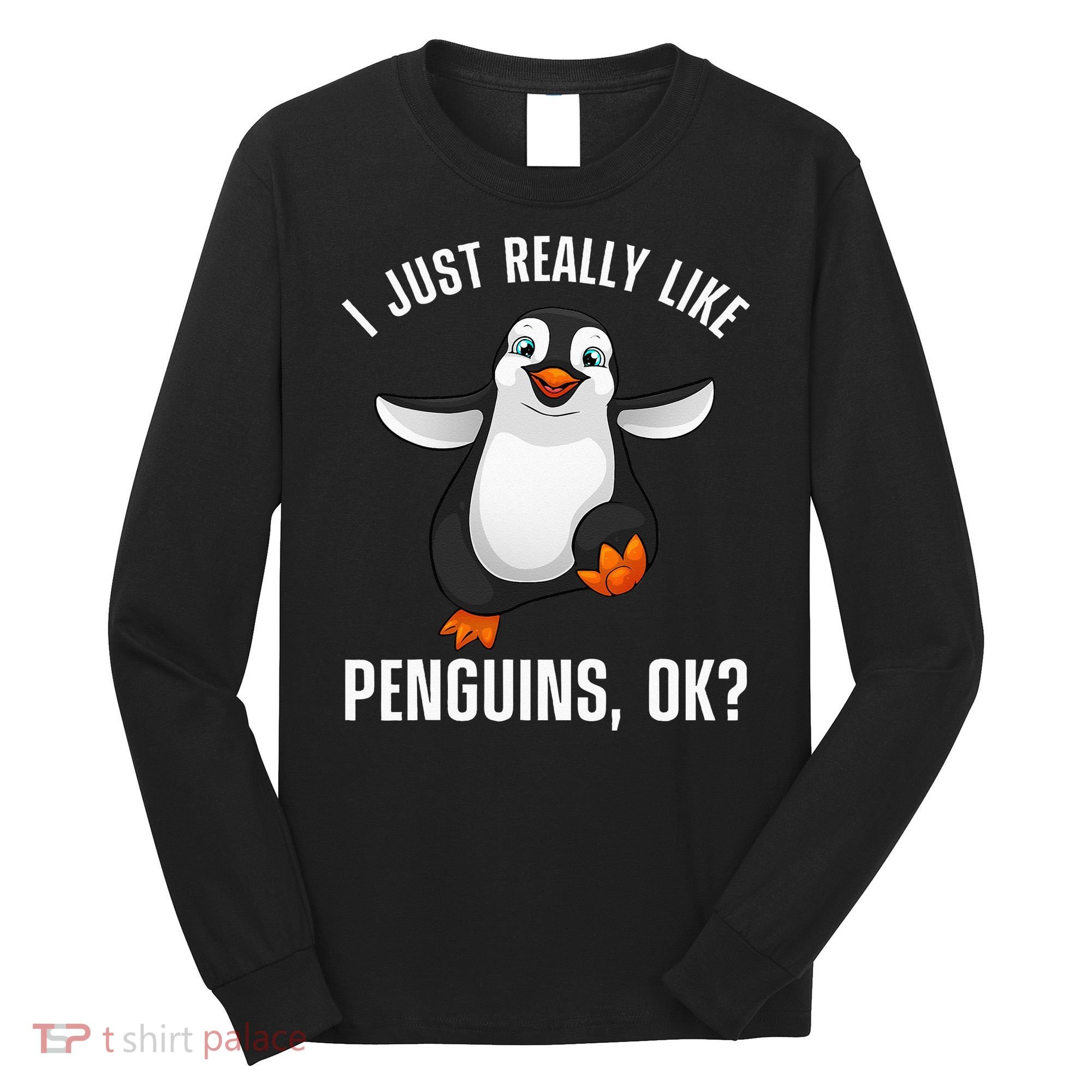 Cool Penguin For Men Women Kids Penguin Lovers Penguins Long Sleeve Shirt