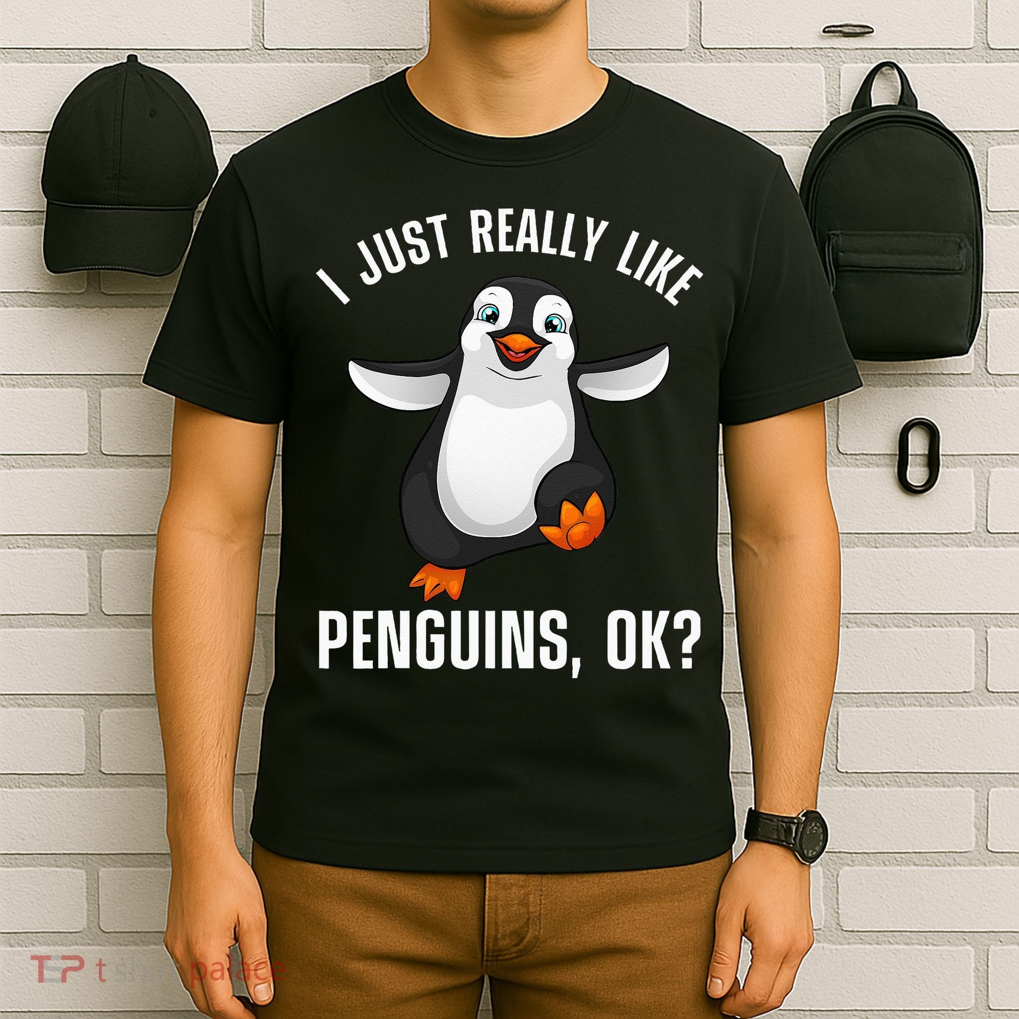 Cool Penguin For Men Women Kids Penguin Lovers Penguins T-Shirt