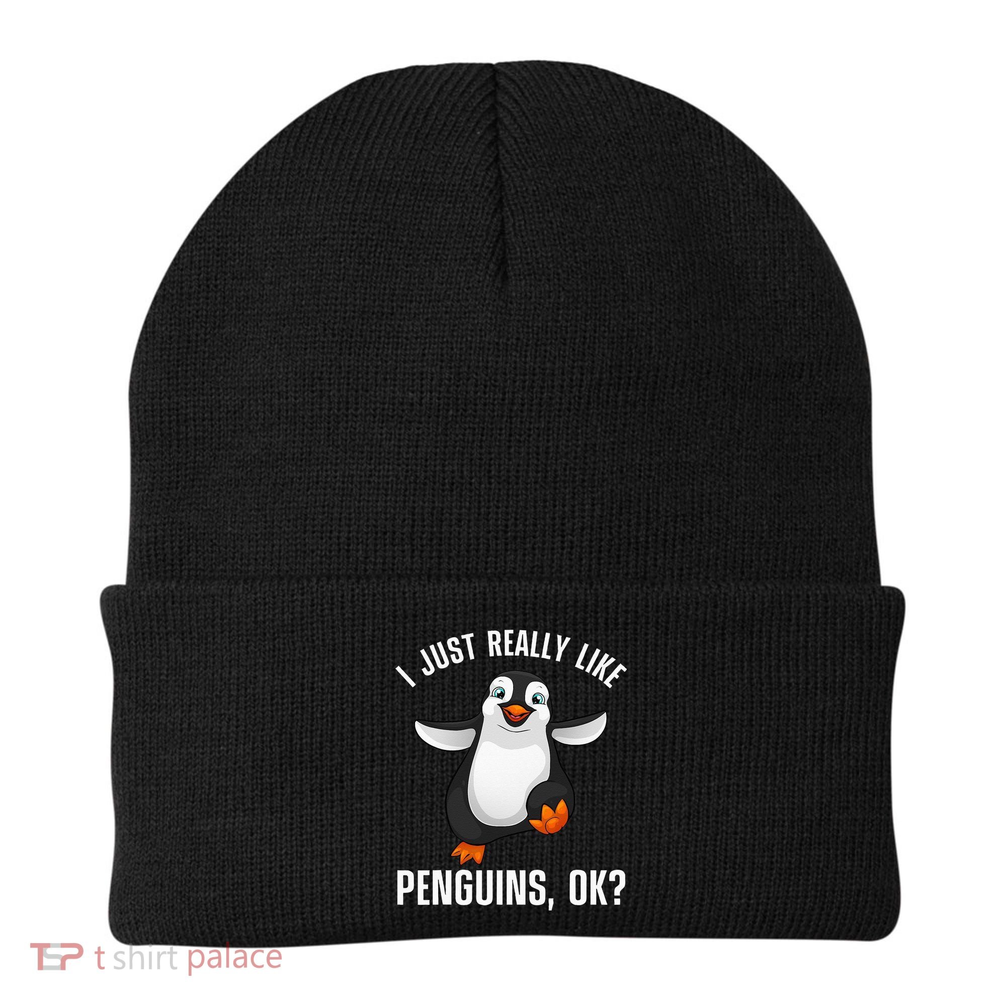Cool Penguin For Men Women Kids Penguin Lovers Penguins Beanie