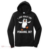 Cool Penguin For Men Women Kids Penguin Lovers Penguins Women's Hoodie thumb 0