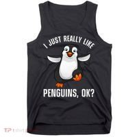 Cool Penguin For Men Women Kids Penguin Lovers Penguins Tank Top thumb 0