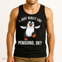 Cool Penguin For Men Women Kids Penguin Lovers Penguins Tank Top thumb 3