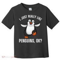Cool Penguin For Men Women Kids Penguin Lovers Penguins Toddler T-Shirt thumb 0