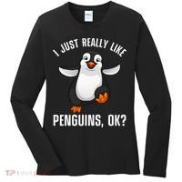 Cool Penguin For Men Women Kids Penguin Lovers Penguins Women's Long Sleeve Shirt thumb 0