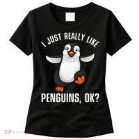 Cool Penguin For Men Women Kids Penguin Lovers Penguins Women's T-Shirt thumb 0