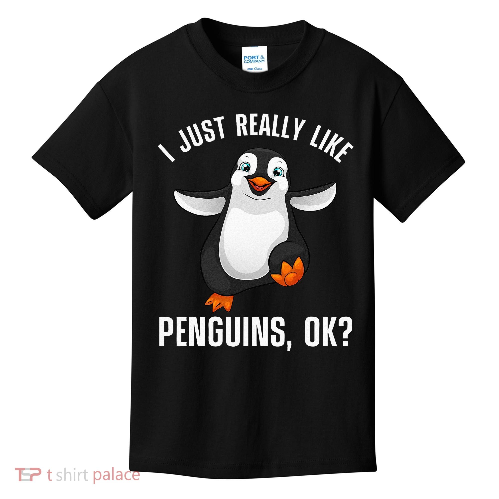 Cool Penguin For Men Women Kids Penguin Lovers Penguins Kids T-Shirt