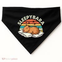 Capybara Pajamas Funny Capybara Costume Gift USA-Made Doggie Bandana thumb 0
