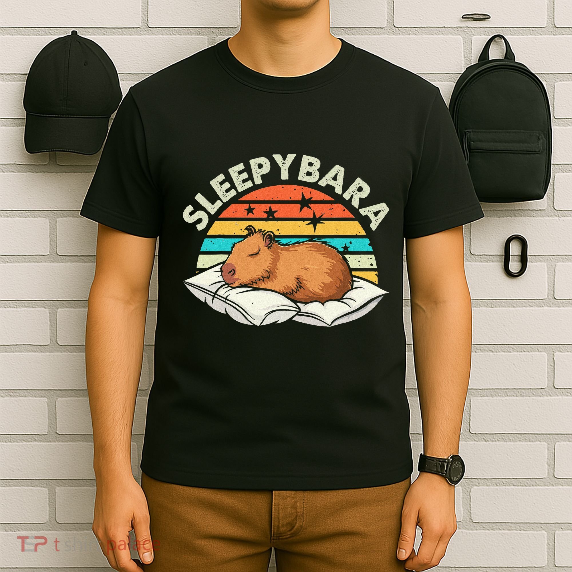Capybara Pajamas Funny Capybara Costume Gift T-Shirt