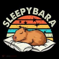 Capybara Pajamas Funny Capybara Costume Gift Coaster thumb 2