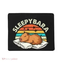 Capybara Pajamas Funny Capybara Costume Gift Mousepad thumb 0