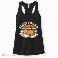 Capybara Pajamas Funny Capybara Costume Gift Women's Tank Top thumb 0