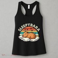 Capybara Pajamas Funny Capybara Costume Gift Women's Tank Top thumb 3