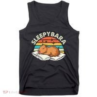 Capybara Pajamas Funny Capybara Costume Gift Tank Top thumb 0