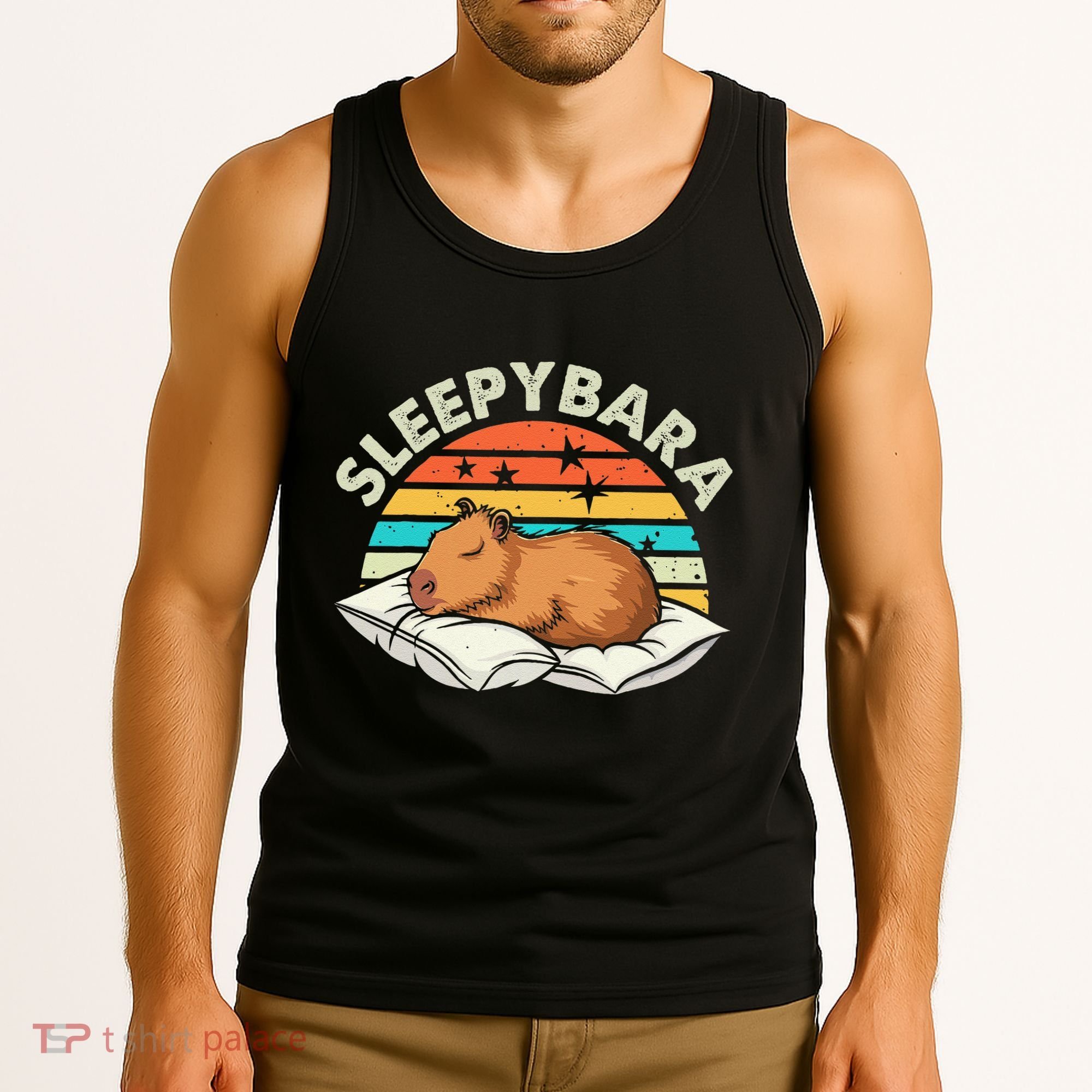 Capybara Pajamas Funny Capybara Costume Gift Tank Top