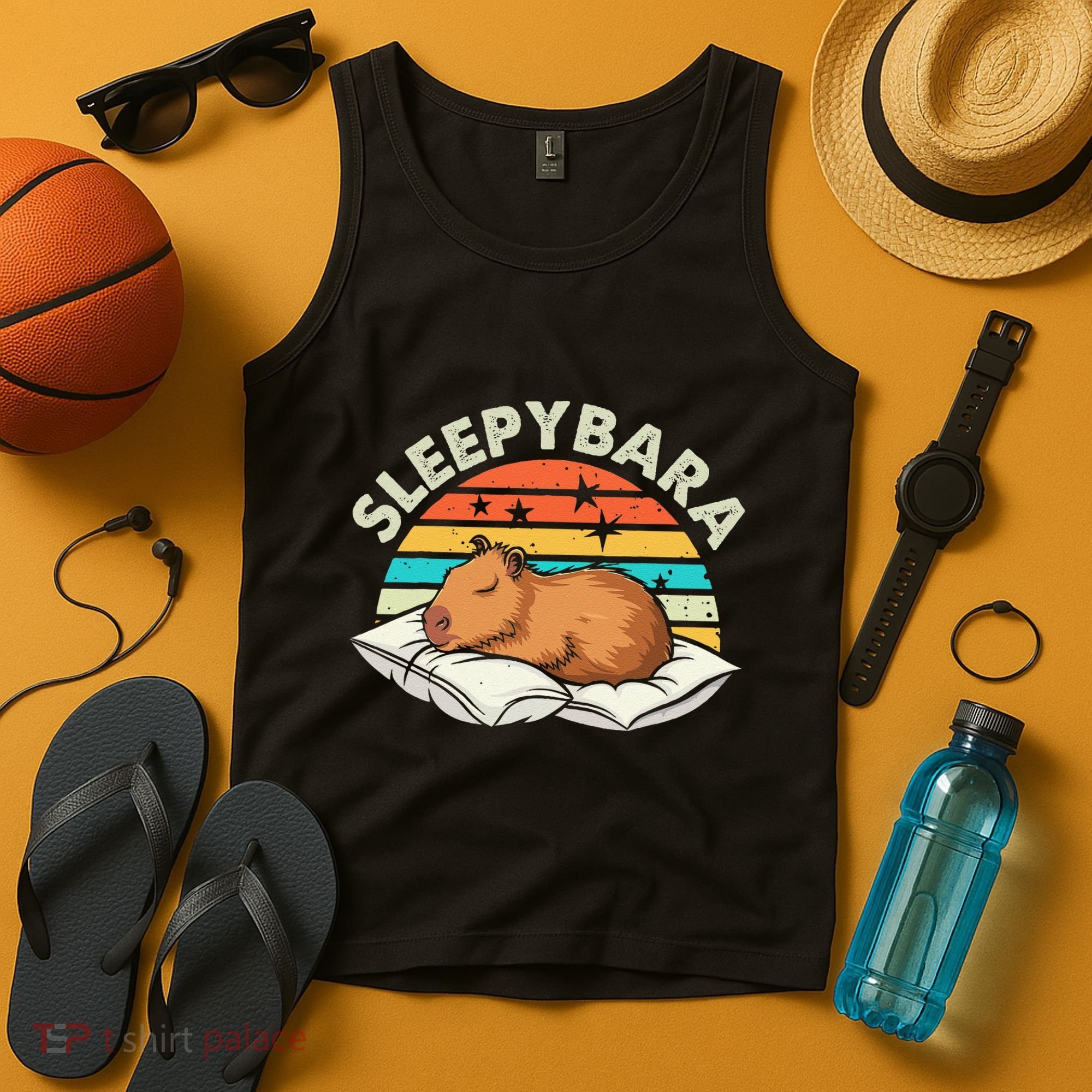 Capybara Pajamas Funny Capybara Costume Gift Tank Top