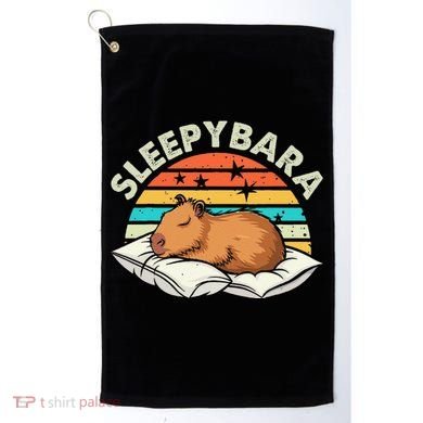 Capybara Pajamas Funny Capybara Costume Gift Golf Towel