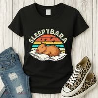 Capybara Pajamas Funny Capybara Costume Gift Women's T-Shirt thumb 3