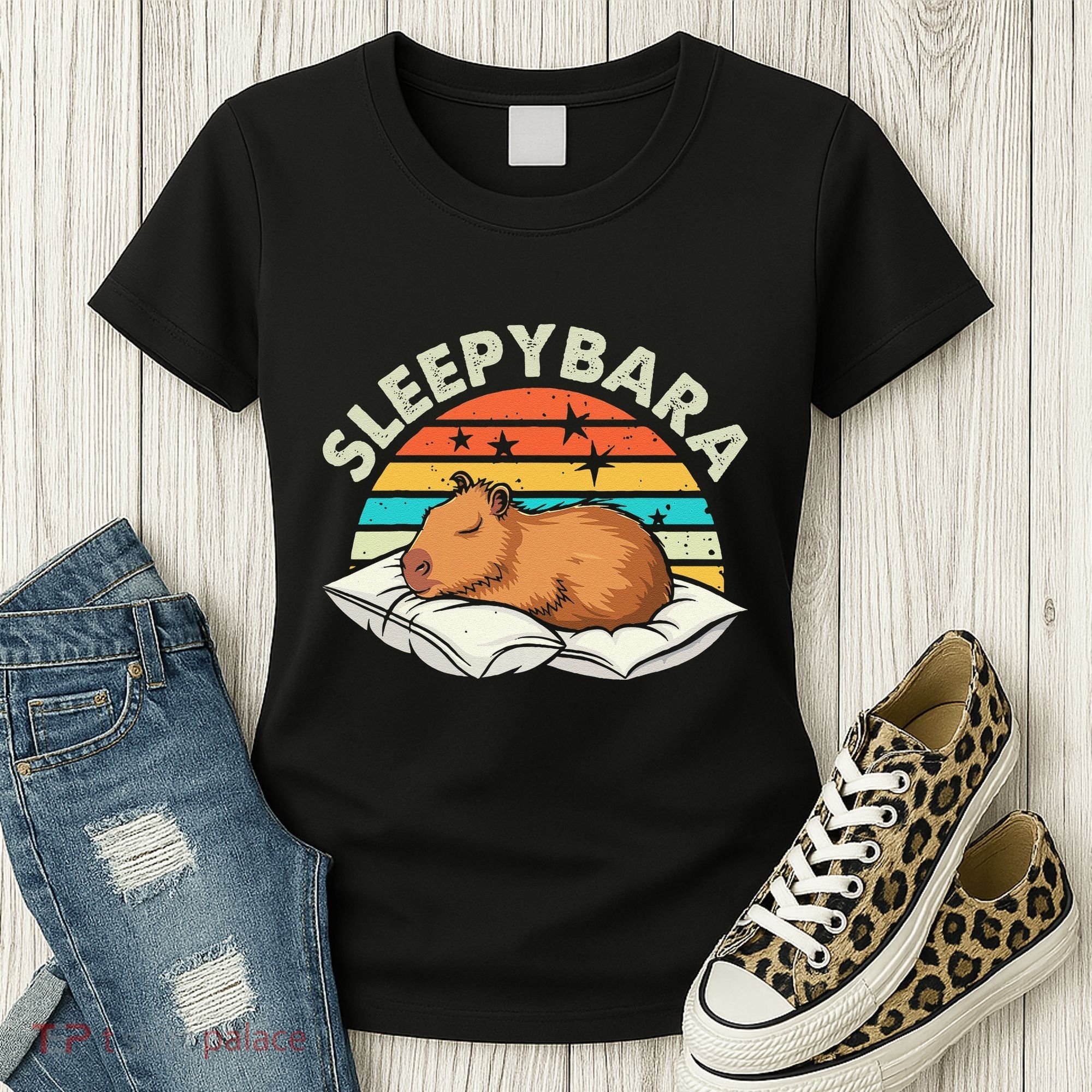 Capybara Pajamas Funny Capybara Costume Gift Women's T-Shirt