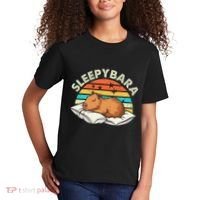 Capybara Pajamas Funny Capybara Costume Gift Kids T-Shirt thumb 2