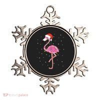 Cute Pink Flamingo Christmas Lights Santa Hat Meaningful Gift Ornament thumb 0