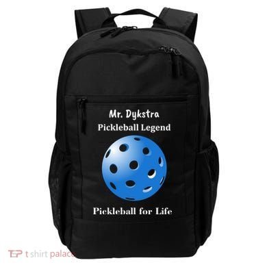 Custom Pickleball For Life Personalize Text Name Backpack