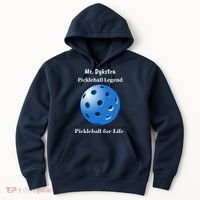 Custom Pickleball For Life Personalize Text Name Hoodie thumb 0