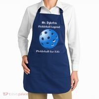 Custom Pickleball For Life Personalize Text Name Apron thumb 2