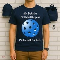 Custom Pickleball For Life Personalize Text Name T-Shirt thumb 6