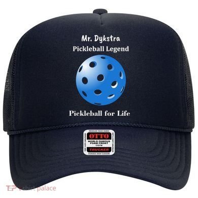 Custom Pickleball For Life Personalize Text Name Hat