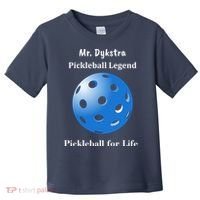 Custom Pickleball For Life Personalize Text Name Toddler T-Shirt thumb 0