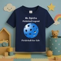 Custom Pickleball For Life Personalize Text Name Toddler T-Shirt thumb 3