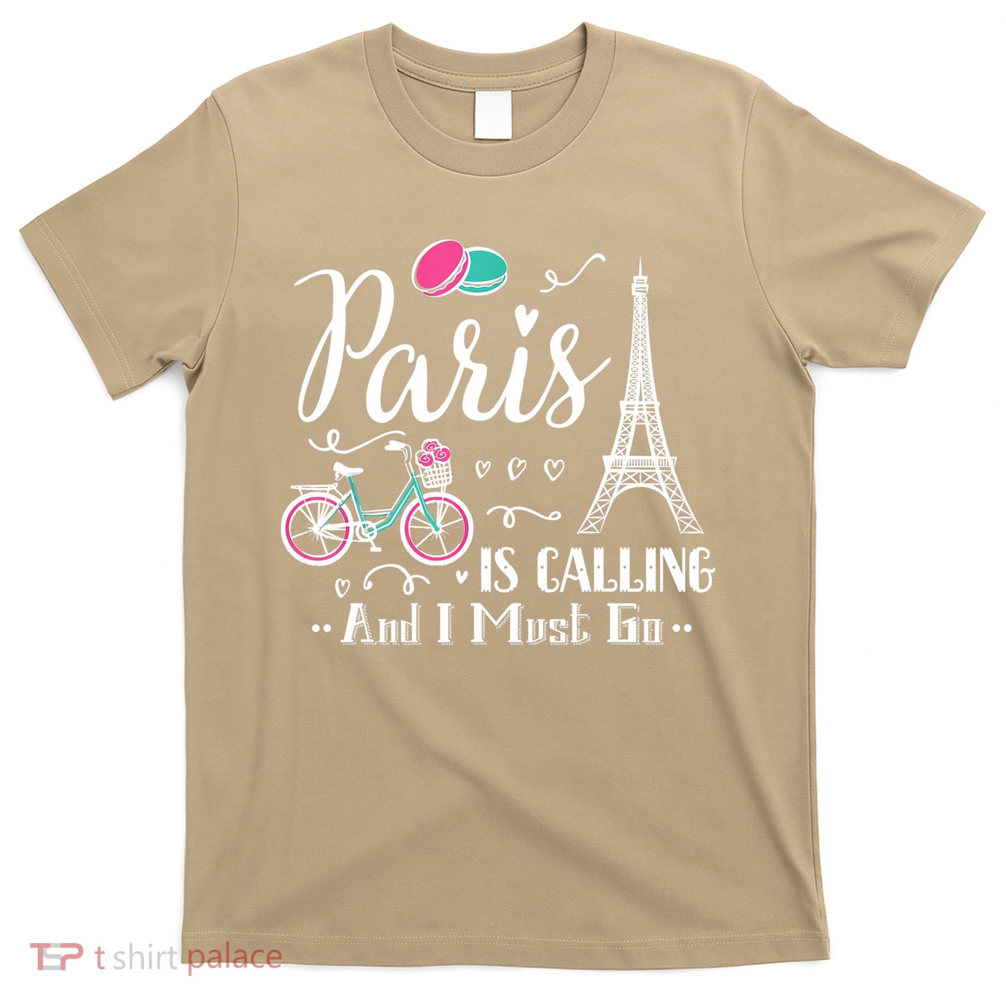 Cute Paris France Vacation Travel Funny Christmas Gift T-Shirt