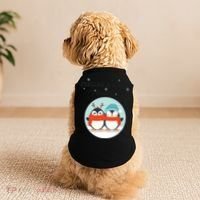 Christmas Penguin Frosty Funny Gift Doggie Tank thumb 2