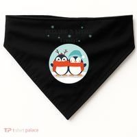 Christmas Penguin Frosty Funny Gift USA-Made Doggie Bandana thumb 0