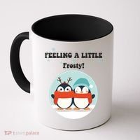 Christmas Penguin Frosty Funny Gift Coffee Mug thumb 0