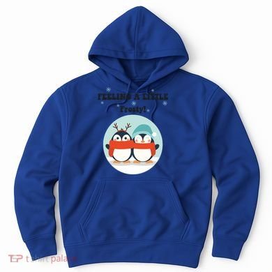 Christmas Penguin Frosty Funny Gift Hoodie