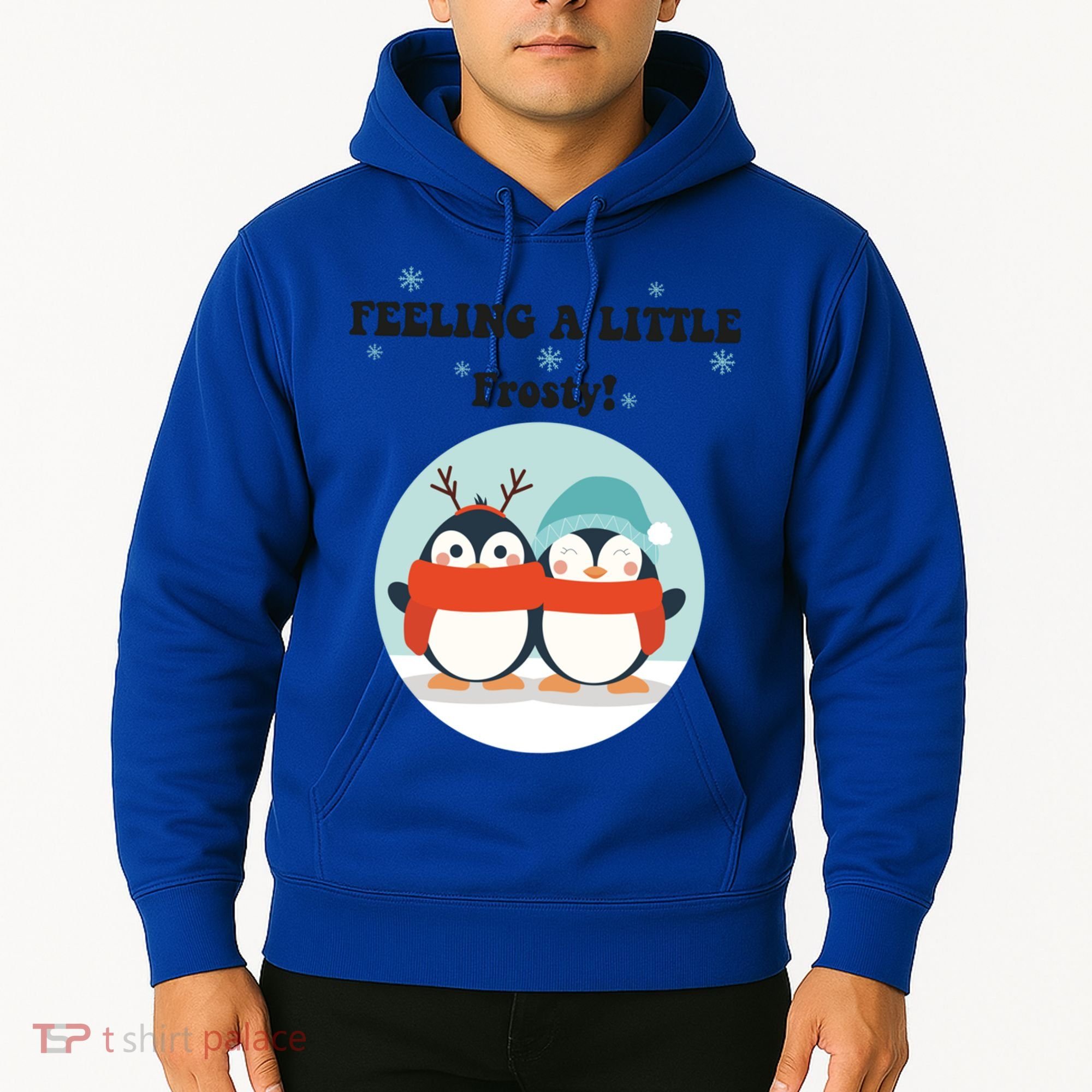 Christmas Penguin Frosty Funny Gift Hoodie