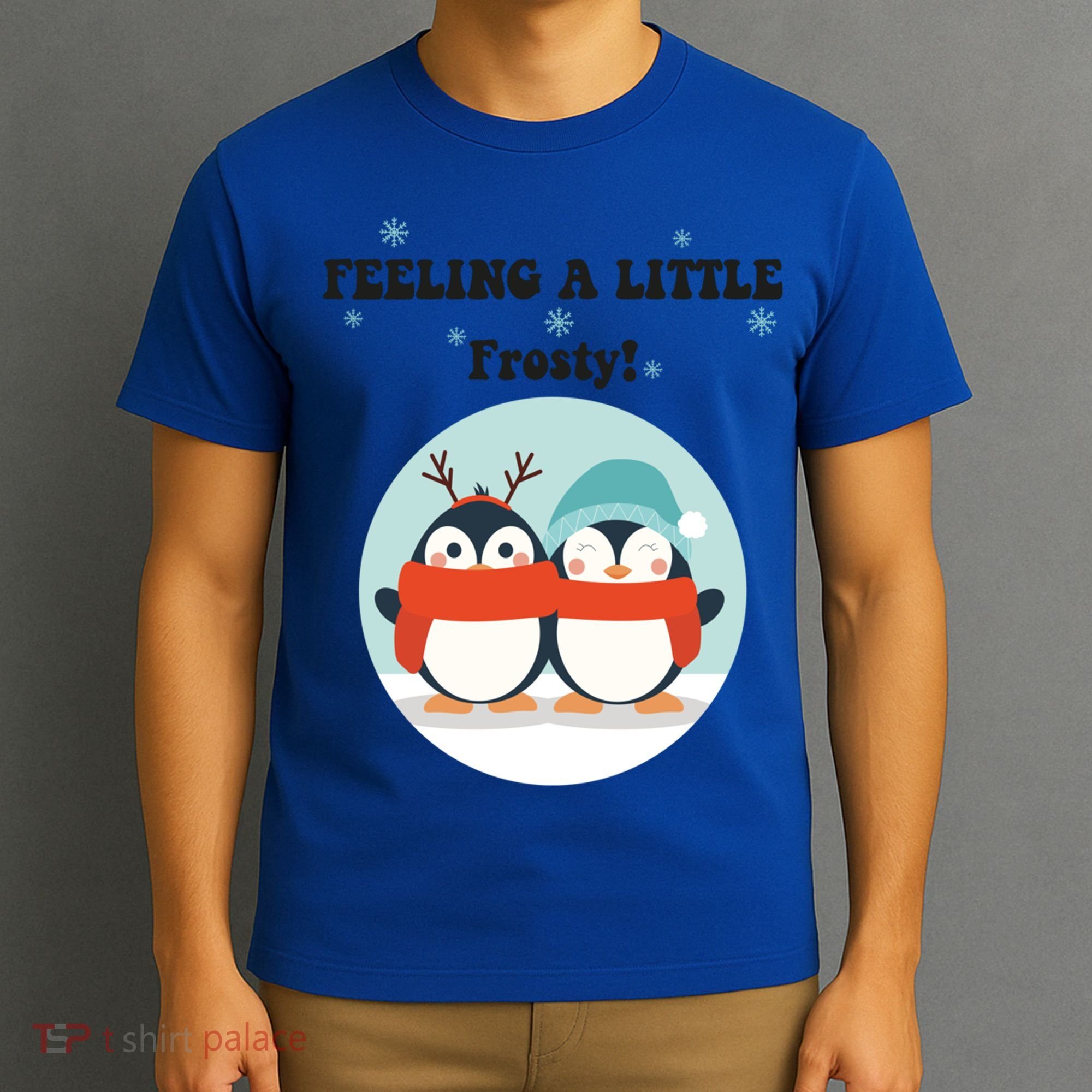 Christmas Penguin Frosty Funny Gift T-Shirt