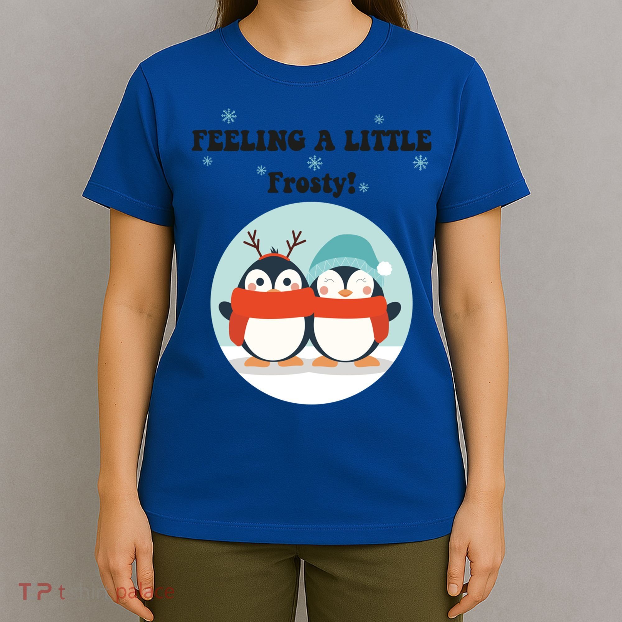 Christmas Penguin Frosty Funny Gift T-Shirt