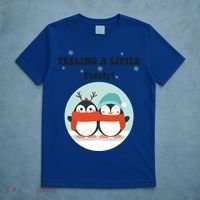 Christmas Penguin Frosty Funny Gift T-Shirt thumb 5
