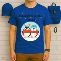 Christmas Penguin Frosty Funny Gift T-Shirt thumb 6