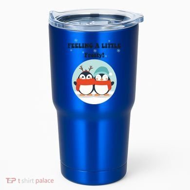 Christmas Penguin Frosty Funny Gift Tumbler